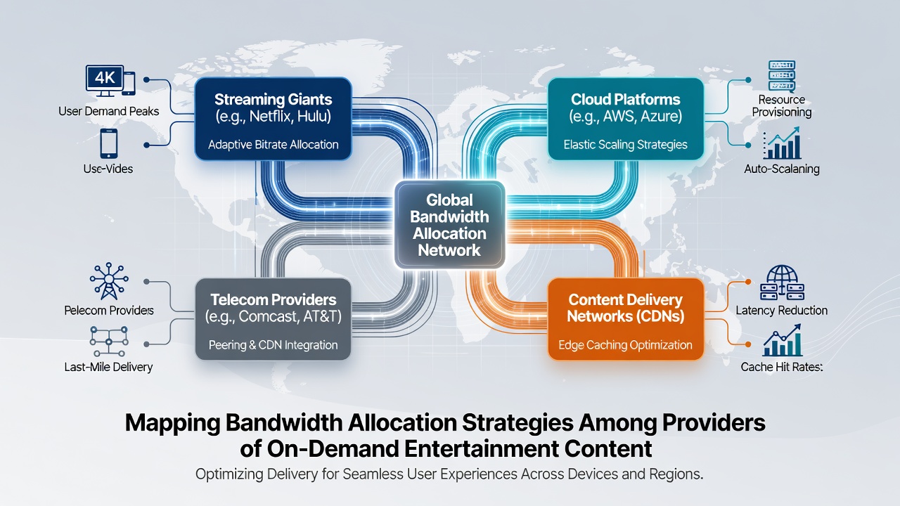 Map illustrating regional disparities in streaming access speeds